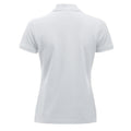 Weiß - Back - Clique - "Manhattan" Poloshirt für Damen