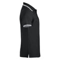 Schwarz-Weiß - Side - Clique - "Amarillo" Poloshirt für Herren-Damen Unisex