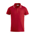 Rot - Front - Clique - "Amarillo" Poloshirt für Herren-Damen Unisex