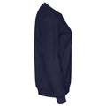 Marineblau - Side - Cottover - Sweatshirt für Herren-Damen Unisex