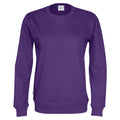 Violett - Front - Cottover - Sweatshirt für Herren-Damen Unisex