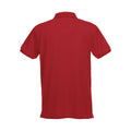 Rot - Back - Clique - "Premium" Poloshirt für Damen