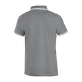 Grau - Back - Clique - "Amarillo" Poloshirt für Herren-Damen Unisex