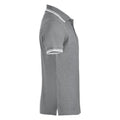 Grau - Side - Clique - "Amarillo" Poloshirt für Herren-Damen Unisex