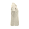 Helles Khaki - Side - Clique - "Classic Marion" Poloshirt für Damen kurzärmlig