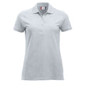 Asche - Front - Clique - "Classic Marion" Poloshirt für Damen kurzärmlig