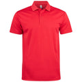 Rot - Front - Clique - "Basic Active" Poloshirt für Herren-Damen Unisex