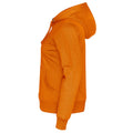 Orange - Side - Cottover - Kapuzenpullover für Damen