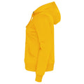 Gelb - Side - Cottover - Kapuzenpullover für Damen