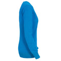 Blaugrün - Side - Printer - "Forehand" Sweatshirt für Damen