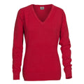 Rot - Front - Printer - "Forehand" Sweatshirt für Damen