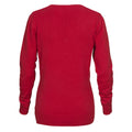 Rot - Back - Printer - "Forehand" Sweatshirt für Damen
