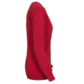 Rot - Side - Printer - "Forehand" Sweatshirt für Damen