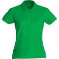 Apfelgrün - Front - Clique - Poloshirt für Damen