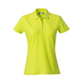 Auffälliges Grün - Front - Clique - Poloshirt für Damen
