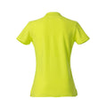 Auffälliges Grün - Back - Clique - Poloshirt für Damen