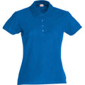 Königsblau - Front - Clique - Poloshirt für Damen
