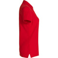 Rot - Side - Clique - Poloshirt für Damen