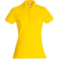 Zitrone - Front - Clique - Poloshirt für Damen
