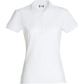 Weiß - Front - Clique - Poloshirt für Damen