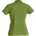 Armee-Grün - Back - Clique - Poloshirt für Damen