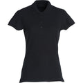 Schwarz - Front - Clique - Poloshirt für Damen