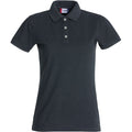 Anthrazit - Front - Clique - "Premium" Poloshirt für Damen