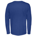 Königsblau - Back - Cottover - T-Shirt für Herren Langärmlig