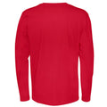 Rot - Back - Cottover - T-Shirt für Herren Langärmlig