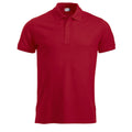 Rot - Front - Clique - "Manhattan" Poloshirt für Herren