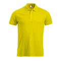 Auffälliges Gelb - Front - Clique - "Manhattan" Poloshirt für Herren