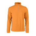 Orange - Front - Printer RED - "Frontflip" Sweatshirt mit halbem Reißverschluss für Herren