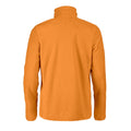 Orange - Back - Printer RED - "Frontflip" Sweatshirt mit halbem Reißverschluss für Herren