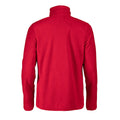Rot - Back - Printer RED - "Frontflip" Sweatshirt mit halbem Reißverschluss für Herren