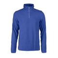 Blau - Front - Printer RED - "Frontflip" Sweatshirt mit halbem Reißverschluss für Herren
