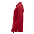 Rot - Lifestyle - Clique - "Classic Marion" Poloshirt für Damen Langärmlig