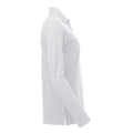 Weiß - Side - Clique - "Classic Marion" Poloshirt für Damen Langärmlig