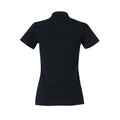 Schwarz - Back - Clique - "Heavy Premium" Poloshirt für Damen