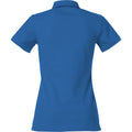 Königsblau - Back - Clique - "Heavy Premium" Poloshirt für Damen