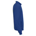 Königsblau - Lifestyle - Cottover - Sweatshirt mit halbem Reißverschluss für Herren-Damen Unisex