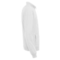 Weiß - Lifestyle - Cottover - Sweatshirt mit halbem Reißverschluss für Herren-Damen Unisex