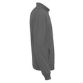 Anthrazit - Lifestyle - Cottover - Sweatshirt mit halbem Reißverschluss für Herren-Damen Unisex