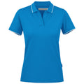 Leuchtend Blau - Front - James Harvest - "Greenville" Poloshirt für Damen
