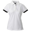 Weiß - Front - James Harvest - "Antreville" Poloshirt für Damen