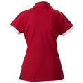 Rot - Back - James Harvest - "Antreville" Poloshirt für Damen