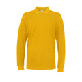Gelb - Front - Cottover - T-Shirt für Herren Langärmlig