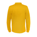 Gelb - Back - Cottover - T-Shirt für Herren Langärmlig