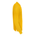 Gelb - Side - Cottover - T-Shirt für Herren Langärmlig