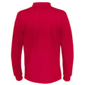 Rot - Back - Cottover - T-Shirt für Herren Langärmlig