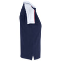 Dunkel-Marineblau-Weiß - Side - Clique - "Pittsford" Poloshirt für Damen